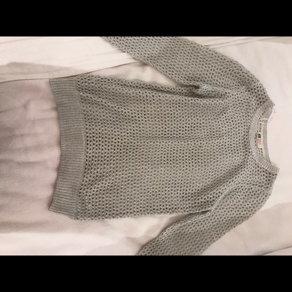Silver fine-knit sweater - Picture 2 of 4